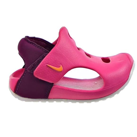 Nike Sunray Protect 3 (TD) Toddler's Sandals Pink Prime-Sangria-White Size 6c - Picture 2 of 15